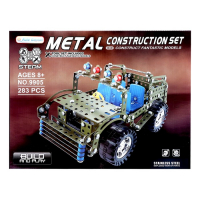 Конструктор металлический &laquo;Военный джип&raquo;, 283 детали