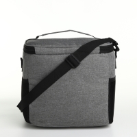 Термосумка на молнии, наружный карман, 12 л, цвет серый Термосумка на молнии, наружный карман, 12 л, цвет серый