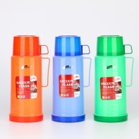 Термос 1 л, со стеклянной колбой, сохраняет тепло 8 ч, 13 х 28 см, микс