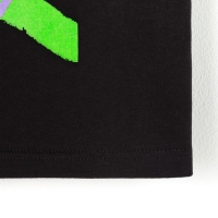 Футболка детская MINAKU Graffiti, цвет чёрный, рост 128 Футболка детская MINAKU Graffiti, цвет чёрный, рост 128