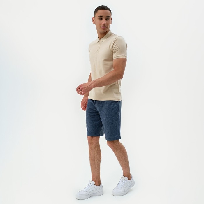 Футболка (поло) мужская MINAKU REGULAR FIT: цвет бежевый, р-р 48