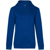 Толстовка с капюшоном женская Queen, ярко-синяя, размер XS Толстовка с капюшоном женская Queen, ярко-синяя, размер XS