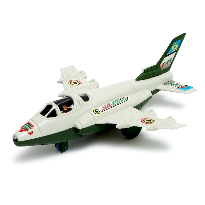 Самолет инерционный «Комбат», цвет МИКС Самолет инерционный «Комбат», цвет МИКС