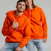Толстовка с капюшоном Snake II оранжевая, размер XXL