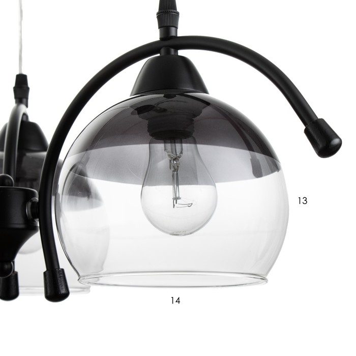 Светильник Светильник "Эйсон" 3хЕ27 40Вт черный 51х51х60 см BayerLux