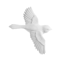 Декорация настенная, гипсовое панно "Птицы" 10 шт, белые Декорация настенная, гипсовое панно "Птицы" 10 шт, белые