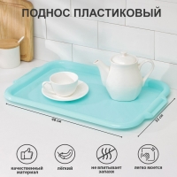 Поднос &laquo;Классика&raquo;, 48&times;2&times;32 см, цвет МИКС