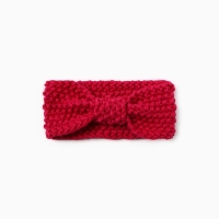 Повязка вязаная для девочки Крошка Я, р-р 17 см, розовый