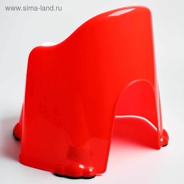 Горшок детский антискользящий «Комфорт» с крышкой, съёмная чаша, цвет красный Горшок детский антискользящий «Комфорт» с крышкой, съёмная чаша, цвет красный