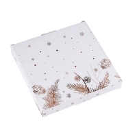 Блюдо сервировочное Доляна «Рождественский снеговик», d=20 см, цвет белый Блюдо сервировочное Доляна «Рождественский снеговик», d=20 см, цвет белый