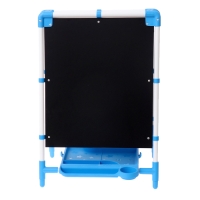 Мольберт детский двусторонний «Доска знаний», регулируется по высоте, + учебные принадлежности, цвет голубой Мольберт детский двусторонний «Доска знаний», регулируется по высоте, + учебные принадлежности, цвет голубой