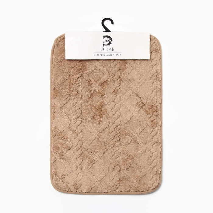Коврик для ванной Этель Коврик для ванной Этель "Узор", цв. бежевый, 40х60 см