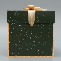 Коробка подарочная новогодняя складная &laquo;Зима подарит чудеса&raquo;, 15 х 15 х 15 см, Новый год