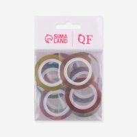 Ленты клеевые для декора ногтей «Блёстки», 10 шт, 1 мм, 10 м, цвет МИКС Ленты клеевые для декора ногтей «Блёстки», 10 шт, 1 мм, 10 м, цвет МИКС