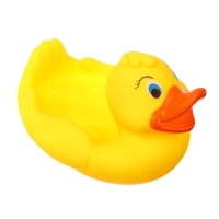 Набор резиновых игрушек для ванны «Мыльница: Уточки», 13,5 см, с пищалкой, 4 шт., Крошка Я Набор резиновых игрушек для ванны «Мыльница: Уточки», 13,5 см, с пищалкой, 4 шт., Крошка Я