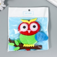 Декор для творчества войлок "Совушка на ветке" набор 2 шт 11х9 см Декор для творчества войлок "Совушка на ветке" набор 2 шт 11х9 см