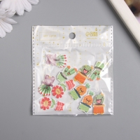 Декор для творчества дерево "Весёлые растения в горшочках" набор 10 шт 2,7х1,5 см Декор для творчества дерево "Весёлые растения в горшочках" набор 10 шт 2,7х1,5 см