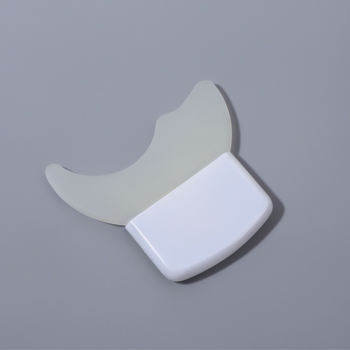 Трафарет для макияжа, силиконовый, 5,7 &times; 5,5 &times; 0,5 см, цвет белый