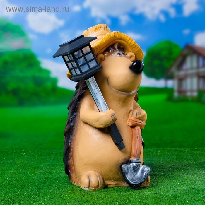 Садовый фонарь Садовый фонарь "Ежик с фонарем" 43см