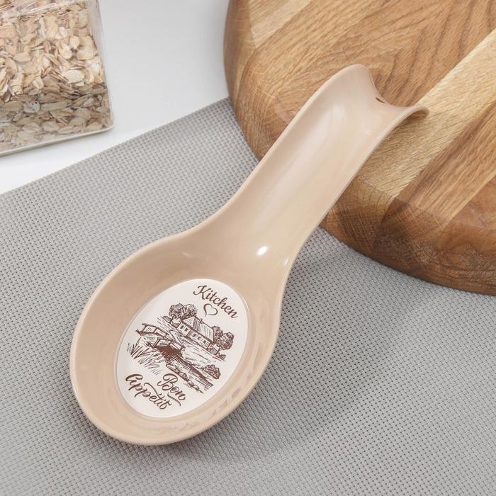 Подставка для ложки &laquo;Смайл&raquo;, цвета МИКС