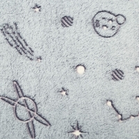 Плед светящийся 180х200 см &laquo;Планета&raquo;, велсофт 260г/м