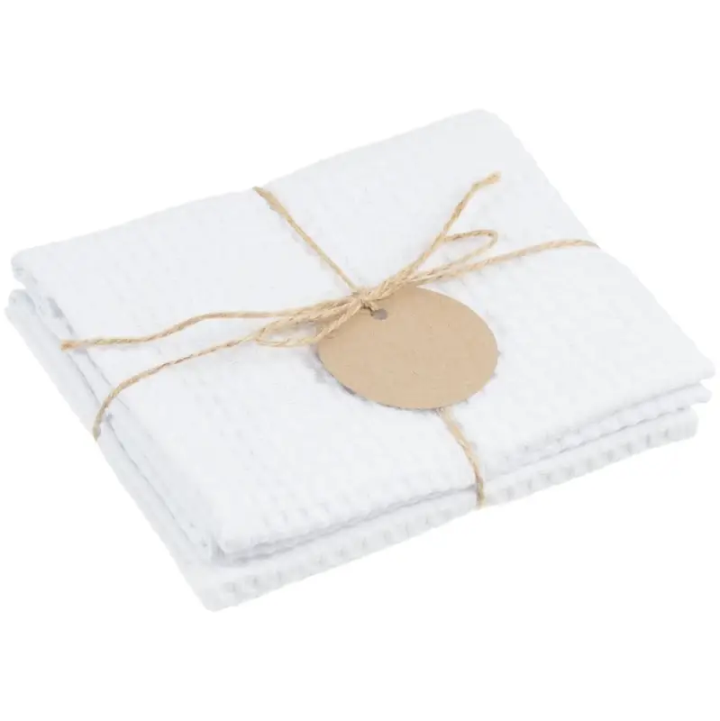 Набор кухонных полотенец Good Wipe, белый с белым Набор кухонных полотенец Good Wipe, белый с белым