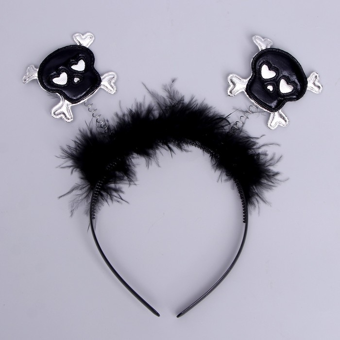 Карнавальный ободок &laquo;Череп&raquo;