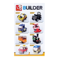 Конструктор &laquo;Городской транспорт&raquo;, 59 деталей, 4 вида, МИКС