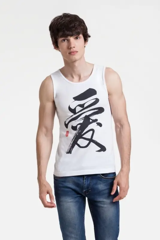 Майка мужская &laquo;Вечные ценности. Любовь&raquo;, белая, размер S