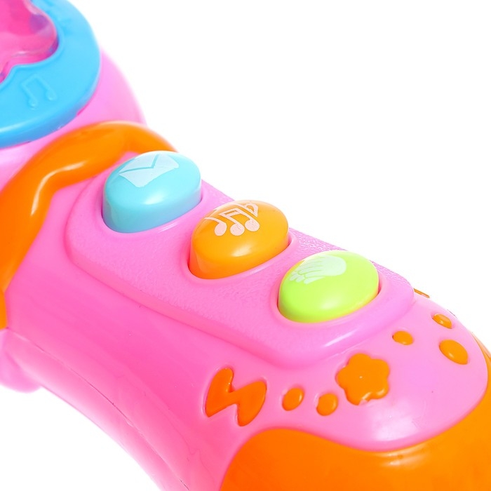 Музыкальная игрушка &laquo;Микрофон&raquo;, свет, звук, МИКС