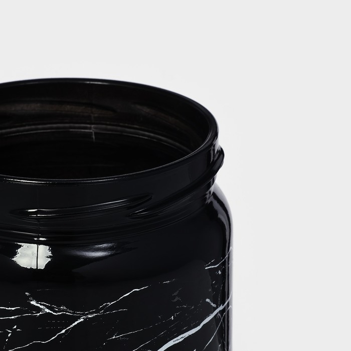 Банка стеклянная для сыпучих продуктов &laquo;Марбл&raquo;, 425 мл