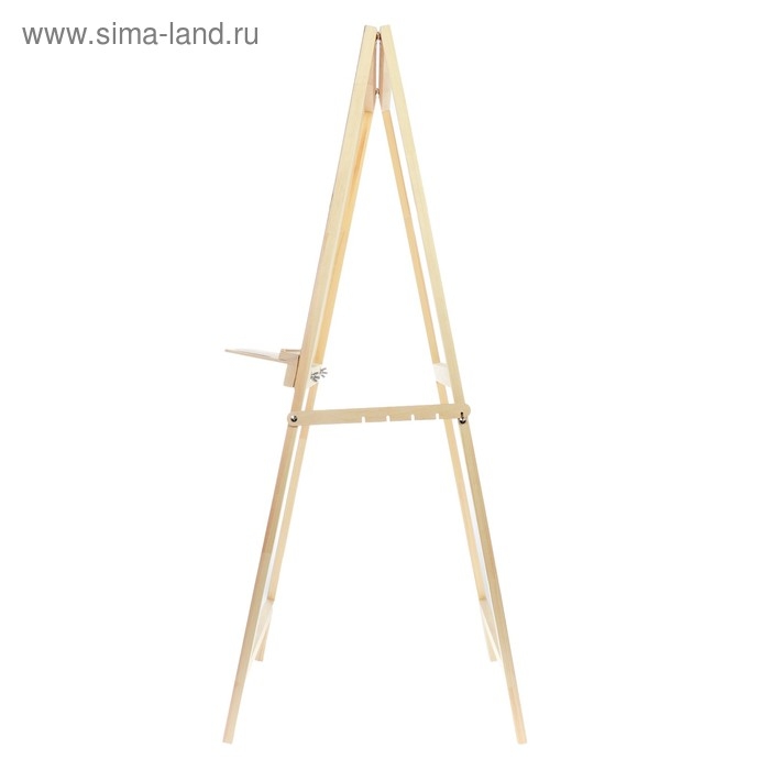 Мольберт тип «Хлопушка», 100 х 50 х 55 см, планшет 50 х 50 см, полка с двумя подстаканниками, неокрашенное дерево, Calligrata Мольберт тип «Хлопушка», 100 х 50 х 55 см, планшет 50 х 50 см, полка с двумя подстаканниками, неокрашенное дерево, Calligrata