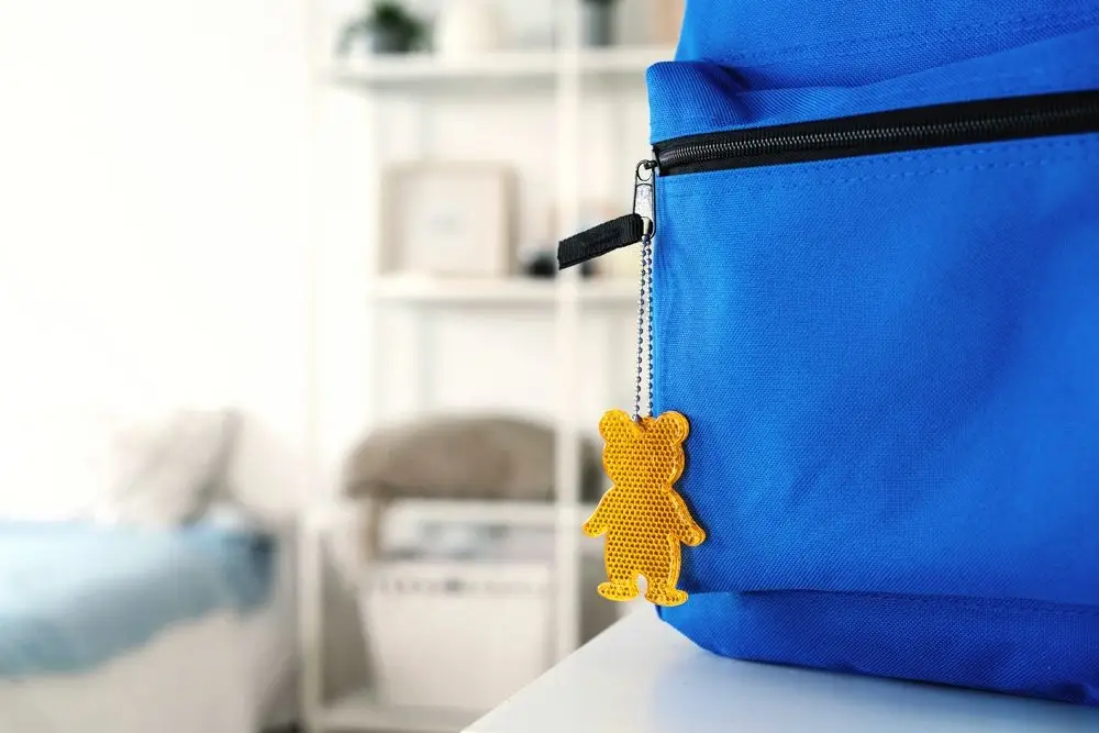 Пешеходный светоотражатель &laquo;Мишка&raquo;, белый