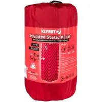 Надувной коврик Insulated Static V Luxe, красный