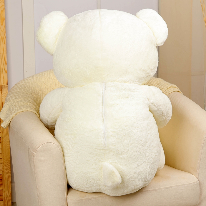 Мягкая игрушка «Медведь» с сердцем, 115 см, цвет белый Мягкая игрушка «Медведь» с сердцем, 115 см, цвет белый