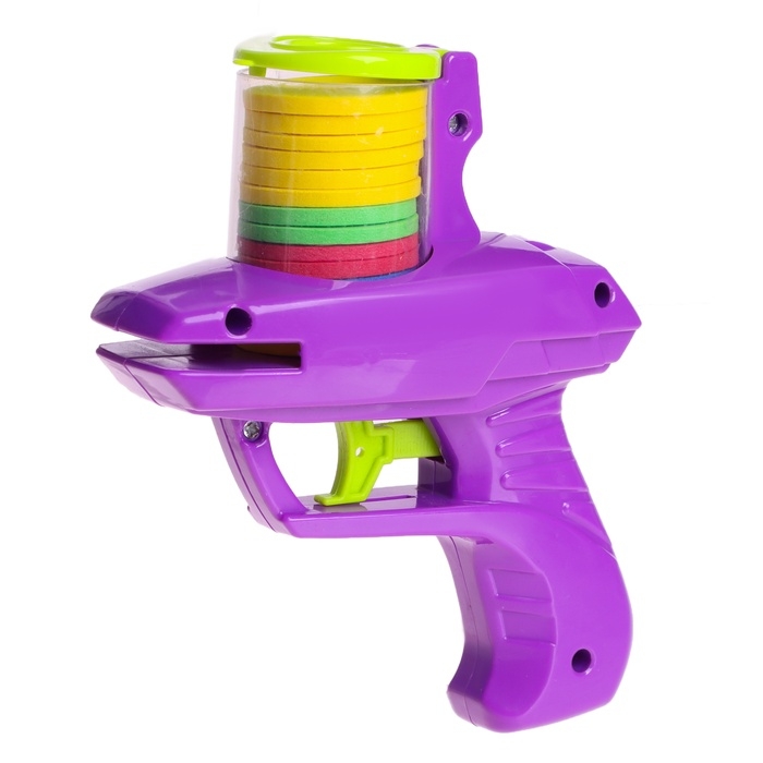 Пистолет &laquo;Телепортатор&raquo;, детский, стреляет дисками, цвет МИКС