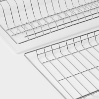 Комплект посудосушителей с поддоном для шкафа 60 см, 56,5×25,6 см, цинк Комплект посудосушителей с поддоном для шкафа 60 см, 56,5×25,6 см, цинк