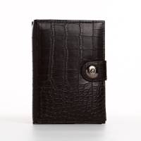 Обложка для документов 2 в 1: автодокументы, паспорт, цвет коричневый