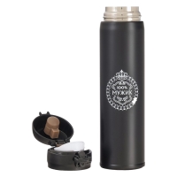Термос, 500 мл, Топ "Мастер К 100% Мужик" 500 мл сохраняет тепло 8 ч 7 х 26 см Термос, 500 мл, Топ "Мастер К 100% Мужик" 500 мл сохраняет тепло 8 ч 7 х 26 см