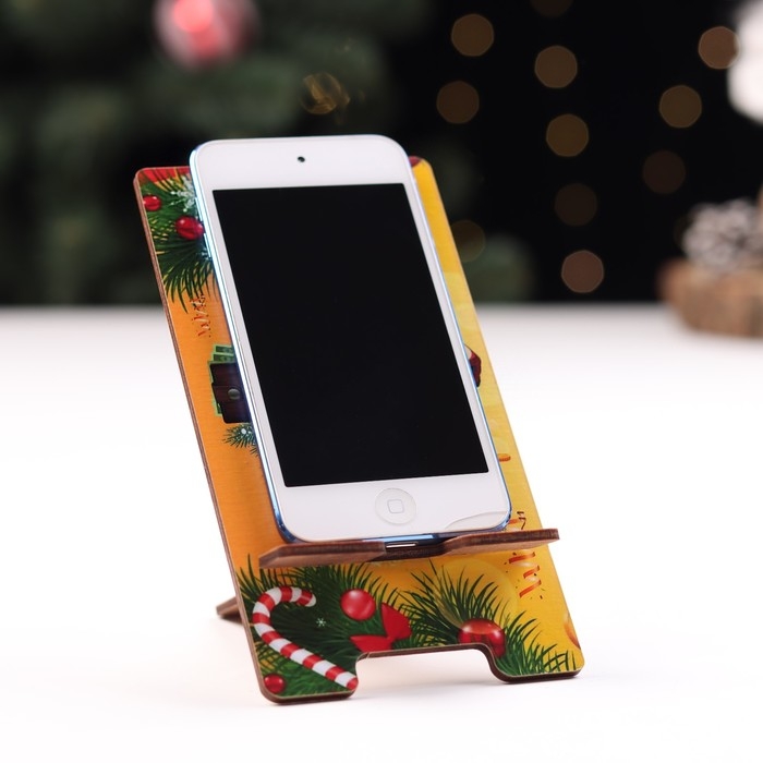 Подставка под телефон Подставка под телефон "Пусть сбудутся мечты!" символ года, деньги