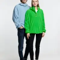 Анорак флисовый унисекс Fliska, голубой, размер XS/S