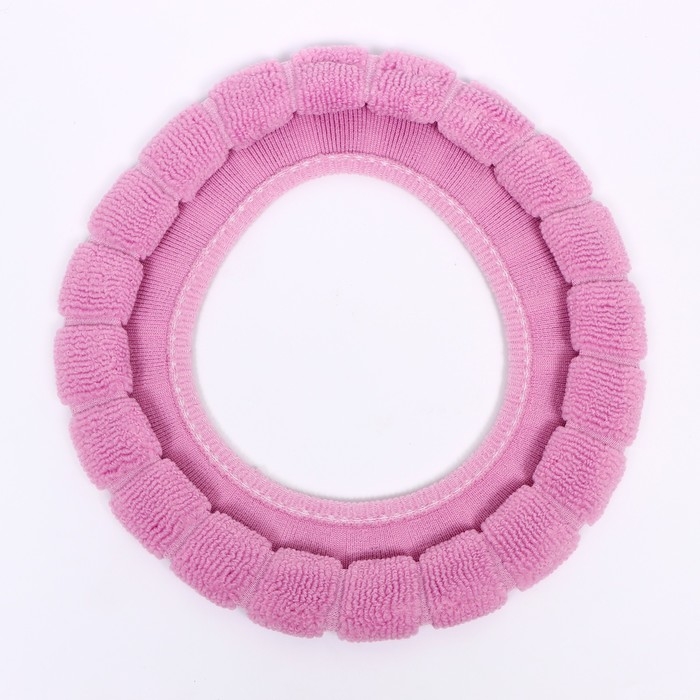 Мягкий чехол накладка на крышку и сиденье унитаза (розовая) Мягкий чехол накладка на крышку и сиденье унитаза (розовая)