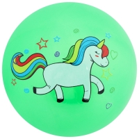 Мяч детский &laquo;Пони и Единороги&raquo;, d=22 см, цвет МИКС