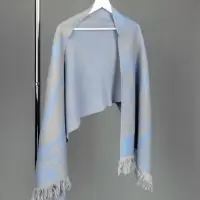 Палантин с бахромой на заказ Rinn Fint, полушерсть