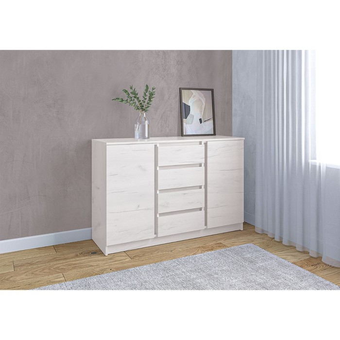 Комод Зара 1310х440х870 крафт белый Комод Зара 1310х440х870 крафт белый