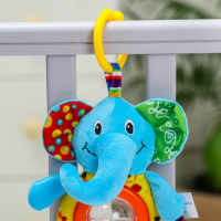 Подвеска - погремушка &laquo;Тигр&raquo;, с прорезывателем, на кроватку, коляску, Крошка Я