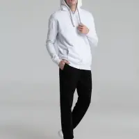 Толстовка на молнии с капюшоном Unit Siverga Heavy белая, размер S