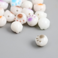 Бусины для творчества пластик "Лапка" набор 10 шт 1,1х1,2х0,9 см Бусины для творчества пластик "Лапка" набор 10 шт 1,1х1,2х0,9 см