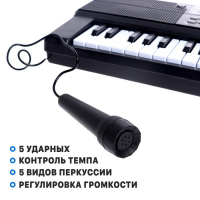 Синтезатор &laquo;Детский&raquo;, 61 клавиша, с микрофоном