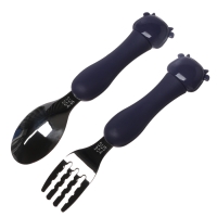 Набор детских столовых приборов в футляре &laquo;Коровки&raquo;, вилка, ложка